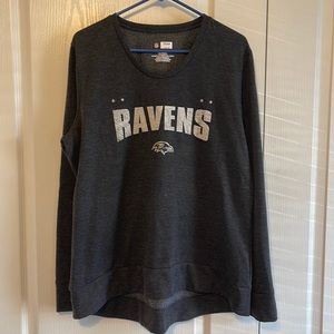 XL Baltimore Ravens hi-low sweatshirt. Super soft. GUC.